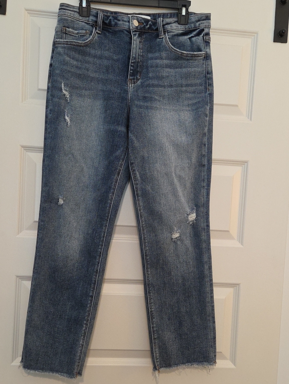 Lovervet By Vervet Ankle Straight Leg Jeans